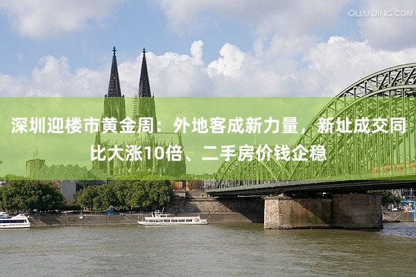 深圳迎楼市黄金周：外地客成新力量，新址成交同比大涨10倍、二手房价钱企稳